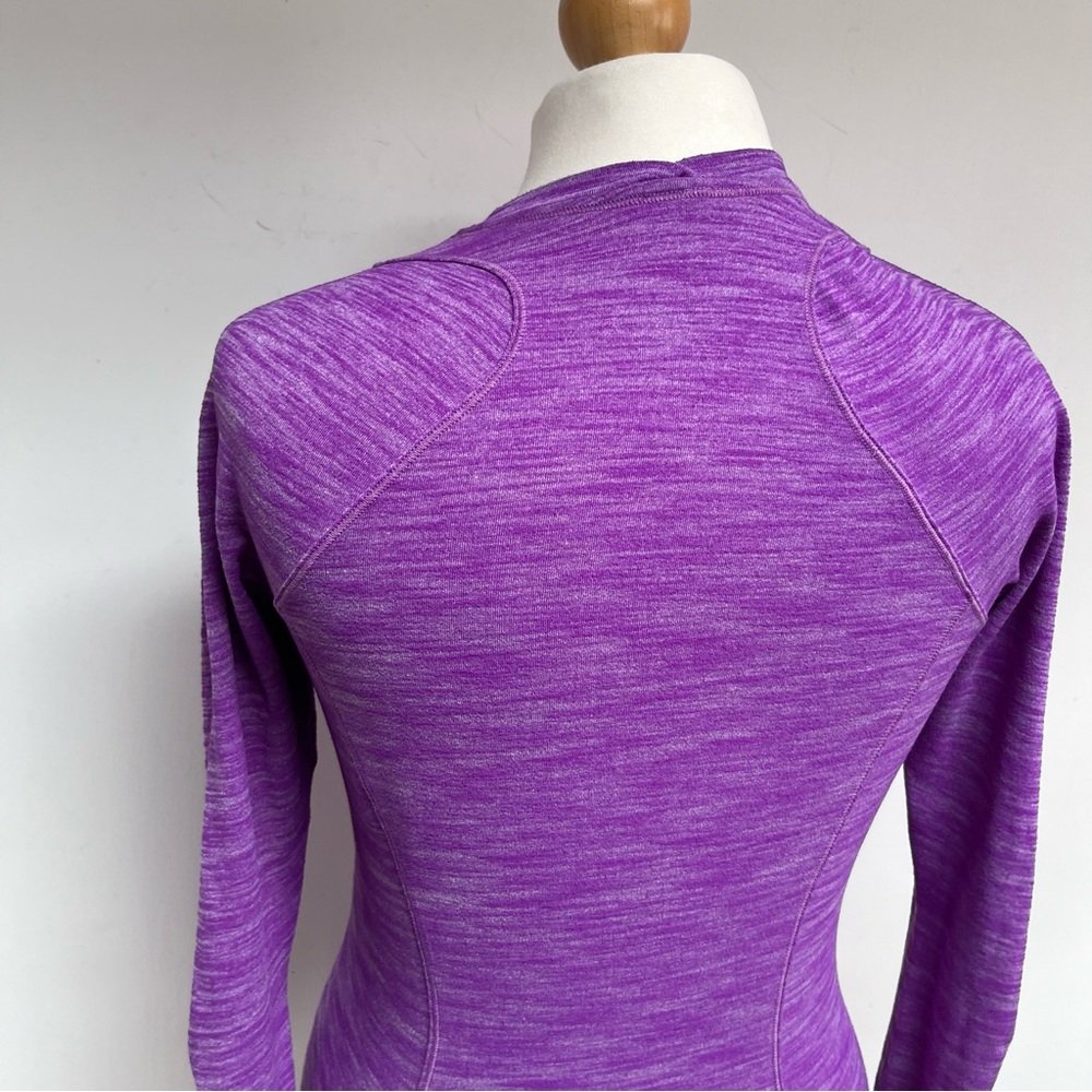 Lululemon Top UK 10 US 6 Purple Long Sleeve Thumb Hole - Picture 8 of 10